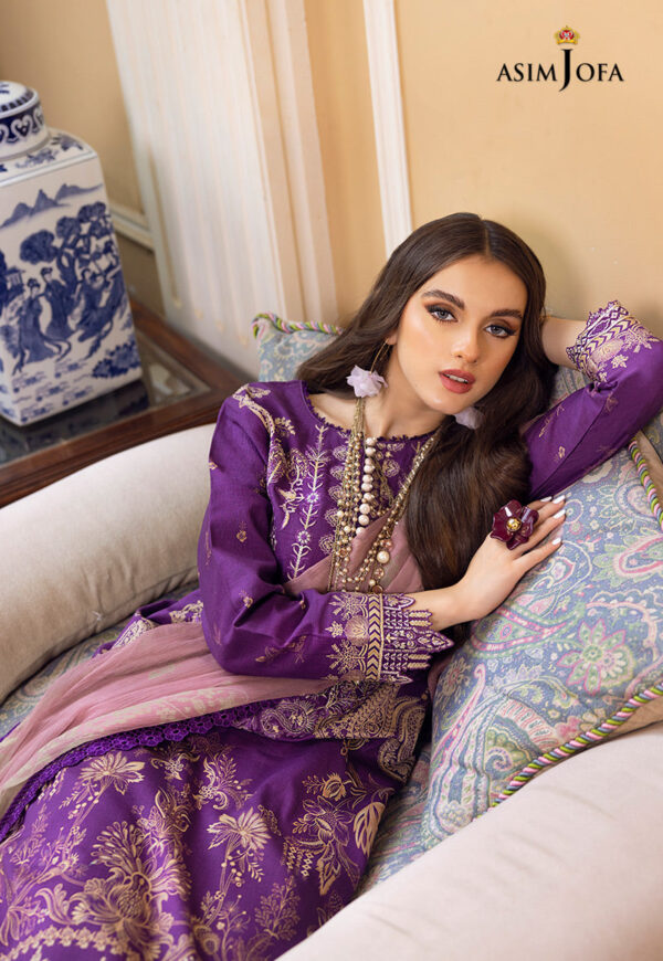 Asim Jofa Ajaa-15 Embroidered Lawn