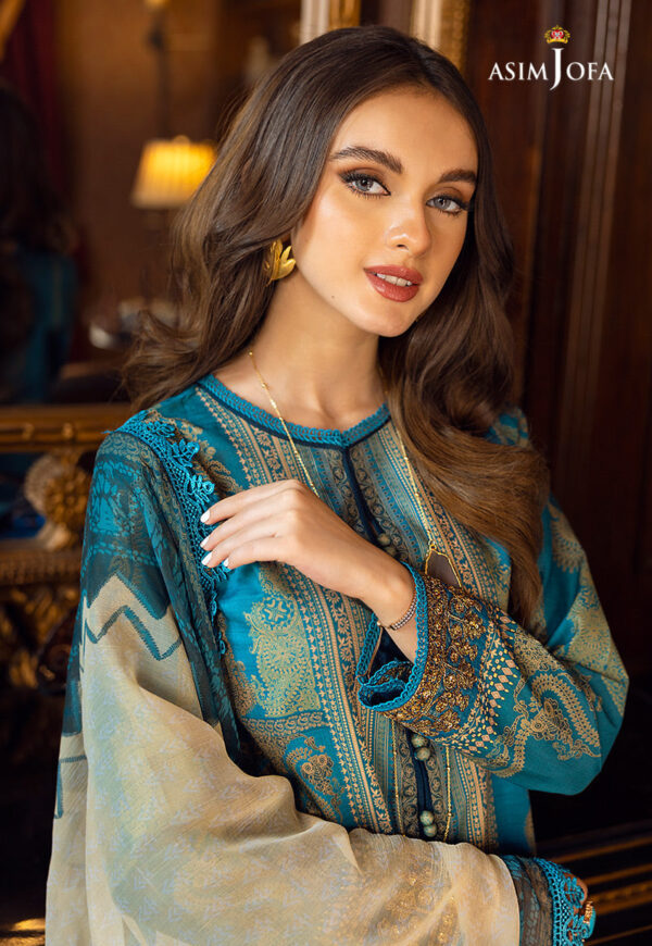 Asim Jofa Ajaa-17 Embroidered Lawn