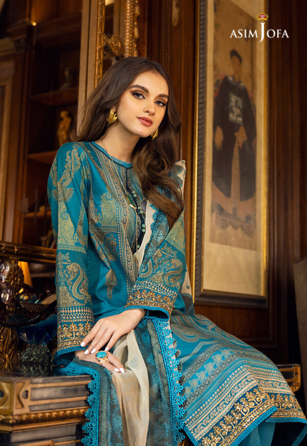 Asim Jofa Ajaa-17 Embroidered Lawn