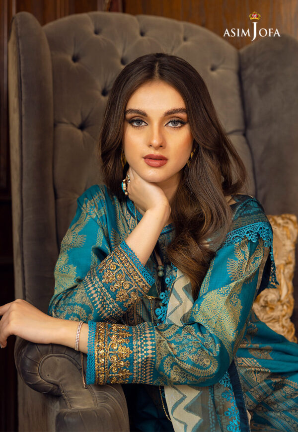 Asim Jofa Ajaa-17 Embroidered Lawn