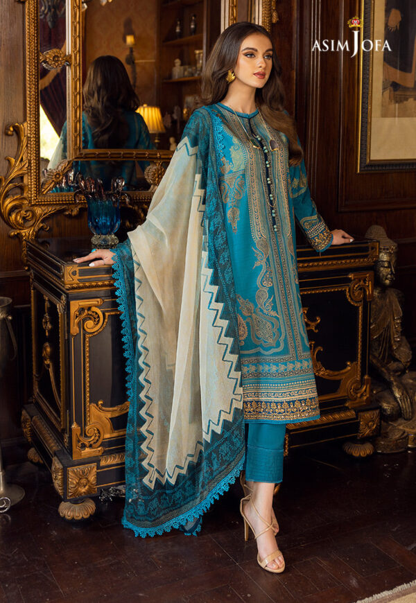 Asim Jofa Ajaa-17 Embroidered Lawn