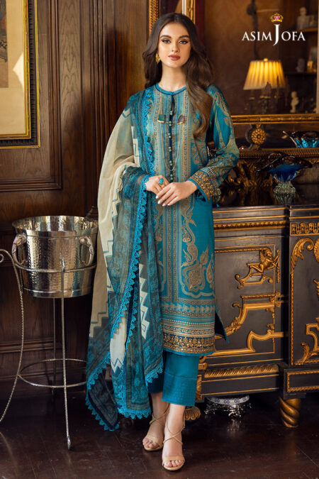 Asim Jofa Ajaa-17 Embroidered Lawn 