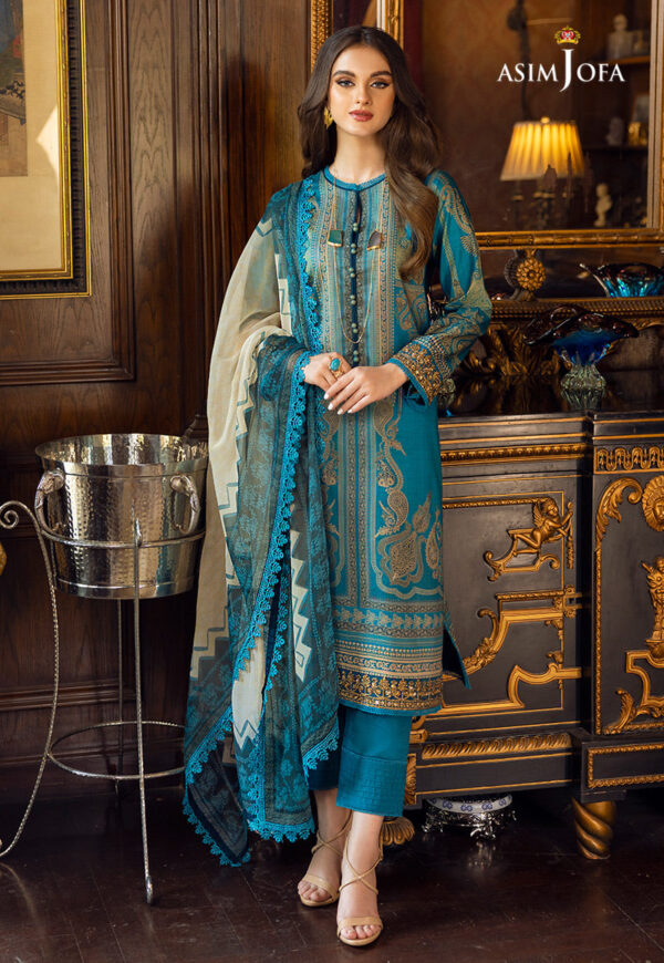 Asim Jofa Ajaa-17 Embroidered Lawn