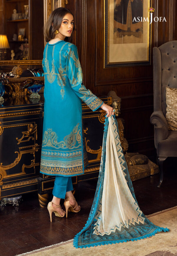 Asim Jofa Ajaa-17 Embroidered Lawn