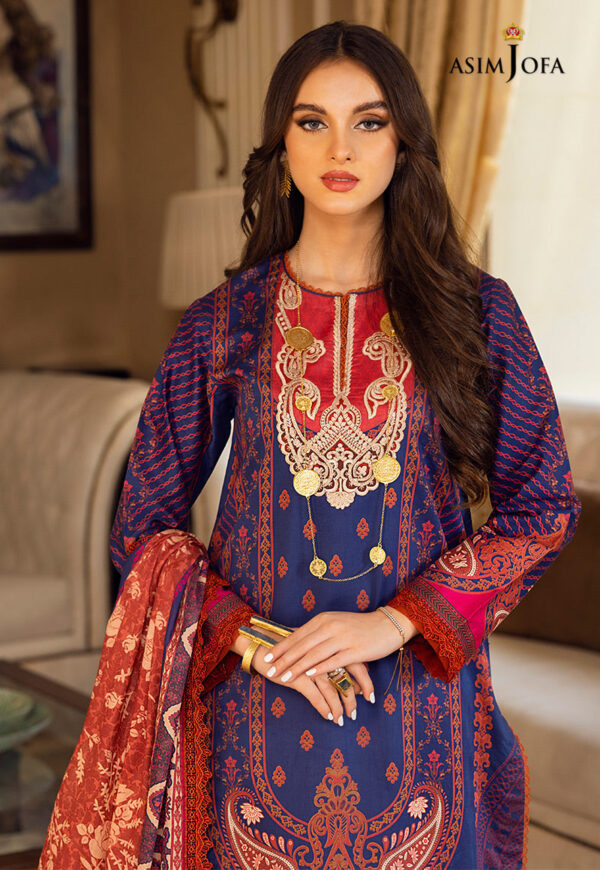 Asim Jofa Ajaa-19 Embroidered Lawn