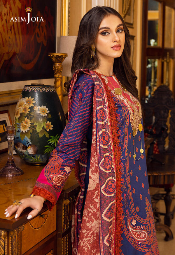 Asim Jofa Ajaa-19 Embroidered Lawn