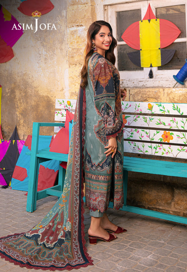 Asim Jofa Ajarp-01 Embroidered Jacquard Stitched
