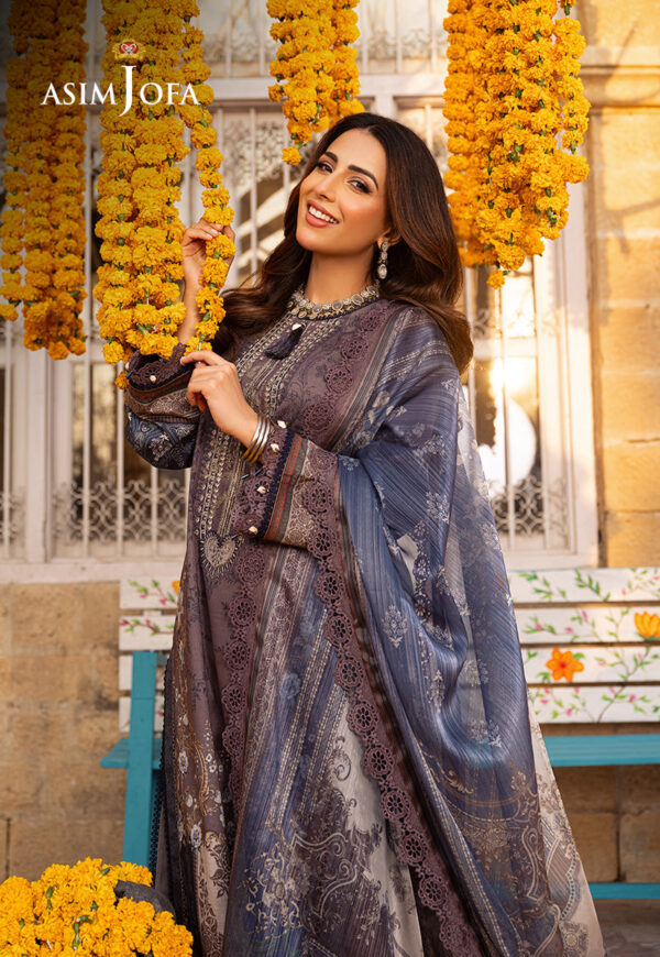 Asim Jofa Ajarp-07 Embroidered Jacquard Stitched