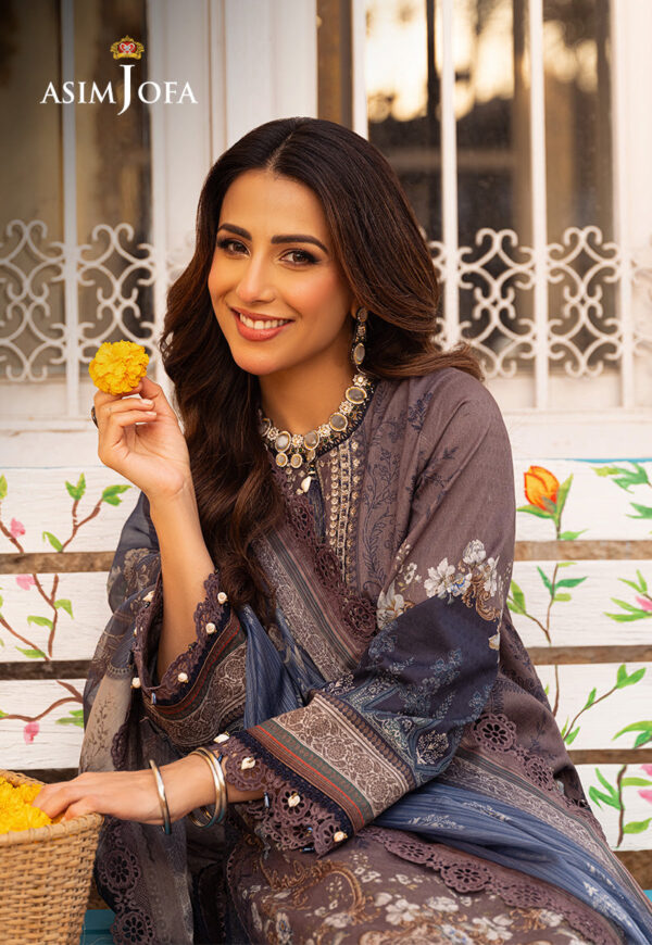 Asim Jofa Ajarp-07 Embroidered Jacquard Stitched