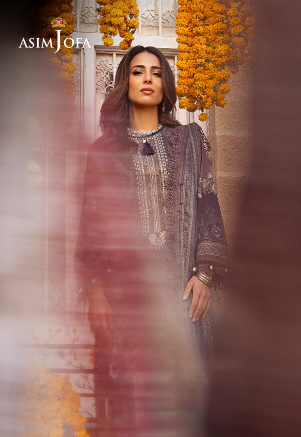 Asim Jofa Ajarp-07 Embroidered Jacquard Stitched