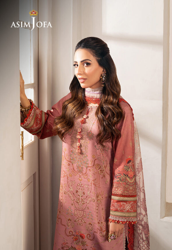 Asim Jofa Ajarp-08 Printed Jacquard Stitched