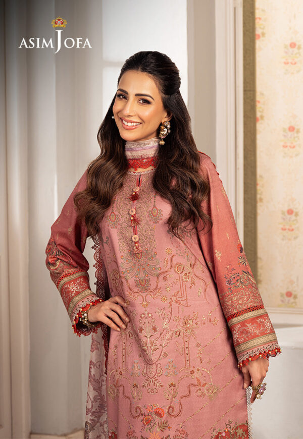 Asim Jofa Ajarp-08 Printed Jacquard Stitched