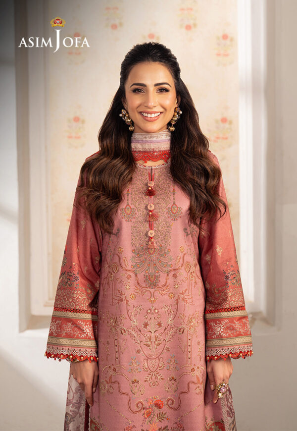 Asim Jofa Ajarp-08 Printed Jacquard Stitched