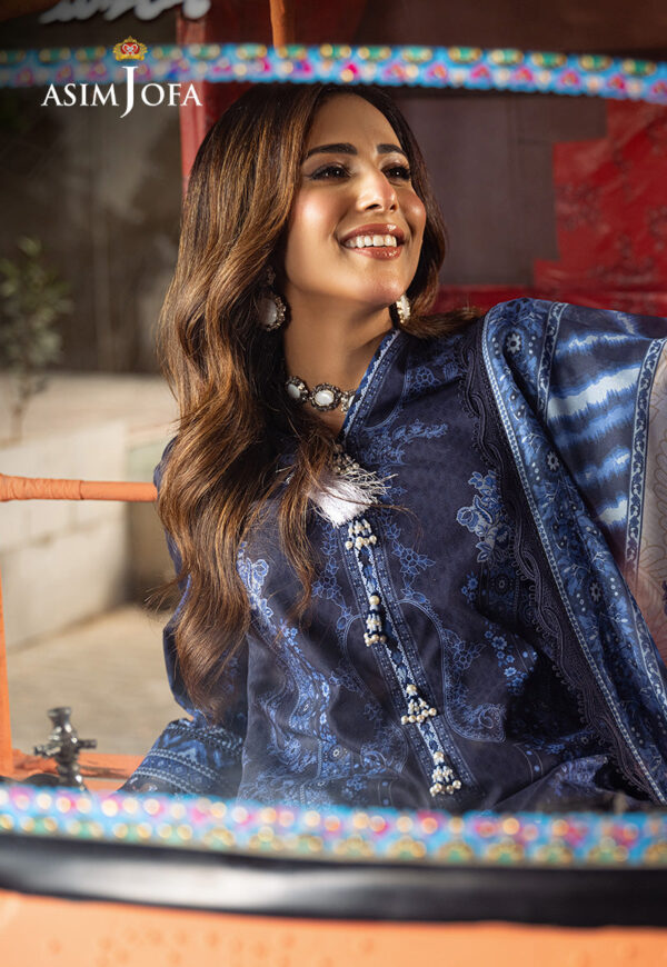 Asim Jofa Ajarp-09 Embroidered Jacquard Stitched