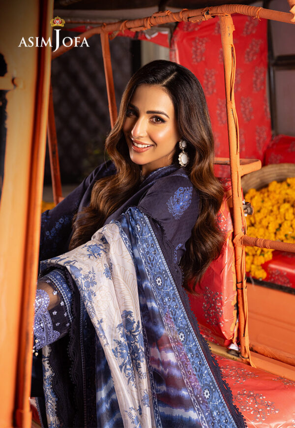 Asim Jofa Ajarp-09 Embroidered Jacquard Stitched