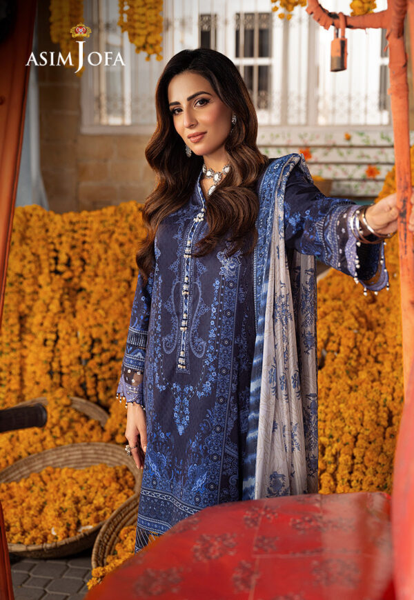 Asim Jofa Ajarp-09 Embroidered Jacquard Stitched
