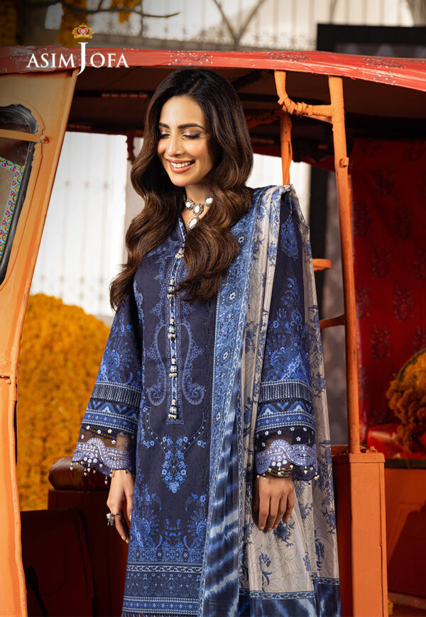 Asim Jofa Ajarp-09 Embroidered Jacquard Stitched