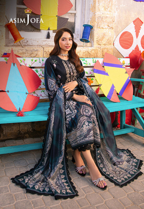 Asim Jofa Ajarp-10 Embroidered Jacquard Stitched