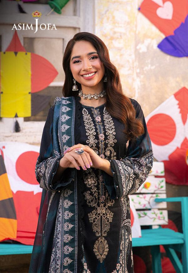 Asim Jofa Ajarp-10 Embroidered Jacquard Stitched