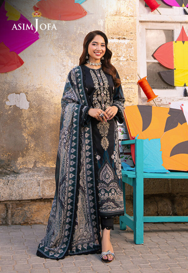 Asim Jofa Ajarp-10 Embroidered Jacquard Stitched