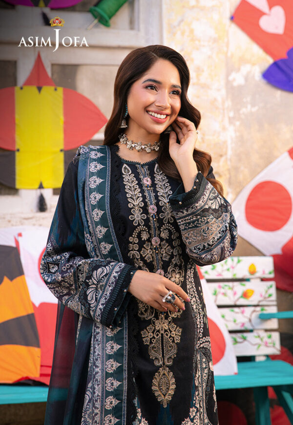 Asim Jofa Ajarp-10 Embroidered Jacquard Stitched