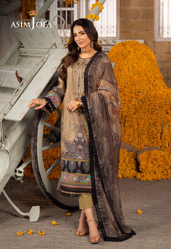 Asim Jofa Ajarp-16 Printed Lawn Stitched