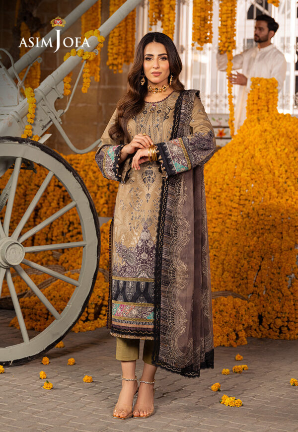 Asim Jofa Ajarp-16 Printed Lawn Stitched