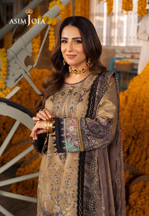 Asim Jofa Ajarp-16 Printed Lawn Stitched