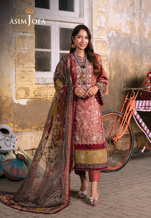 Asim Jofa Ajarp-17 Printed Lawn Stitched