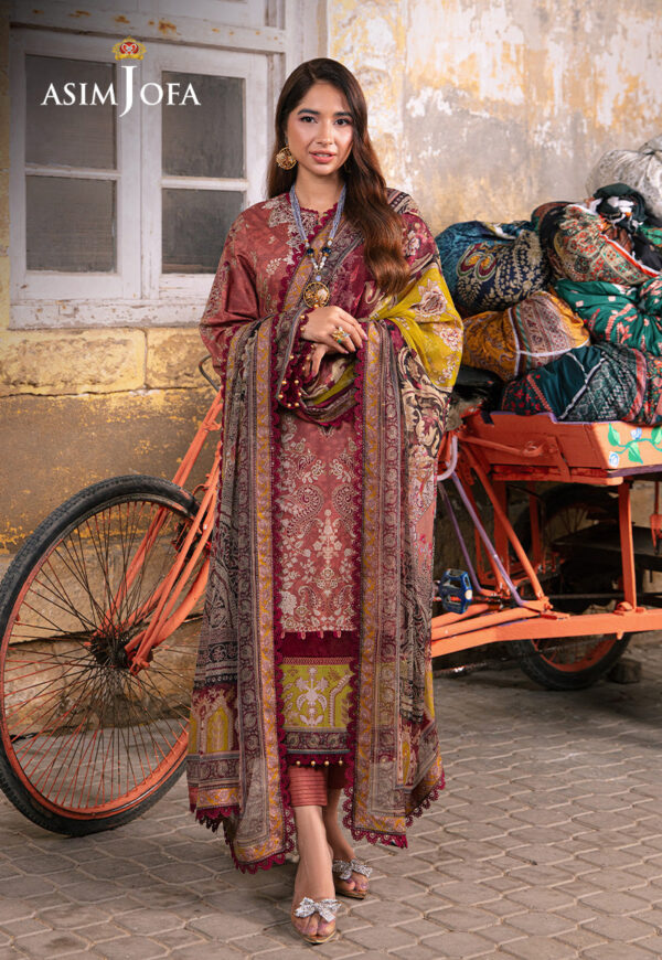 Asim Jofa Ajarp-17 Printed Lawn Stitched