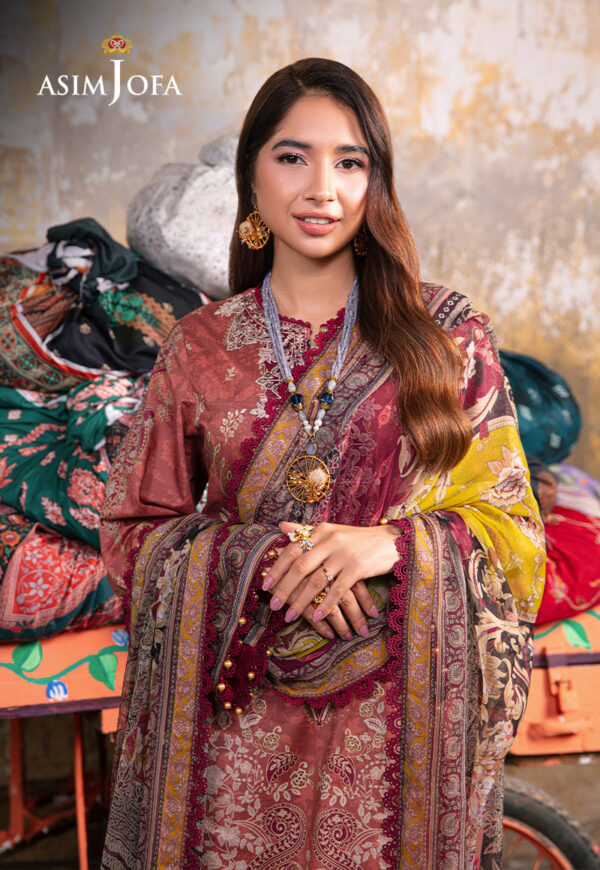 Asim Jofa Ajarp-17 Printed Lawn Stitched