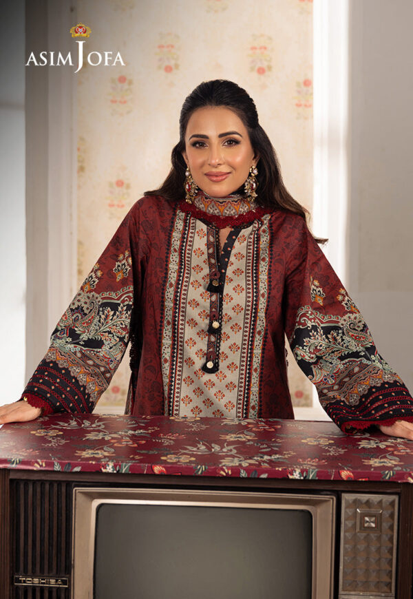 Asim Jofa Ajarp-26 Printed Lawn Stitched