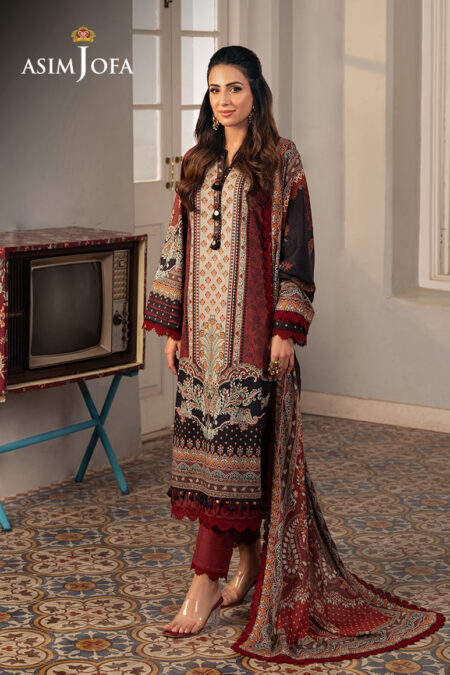 Asim Jofa Ajarp-26 Printed Lawn Stitched 