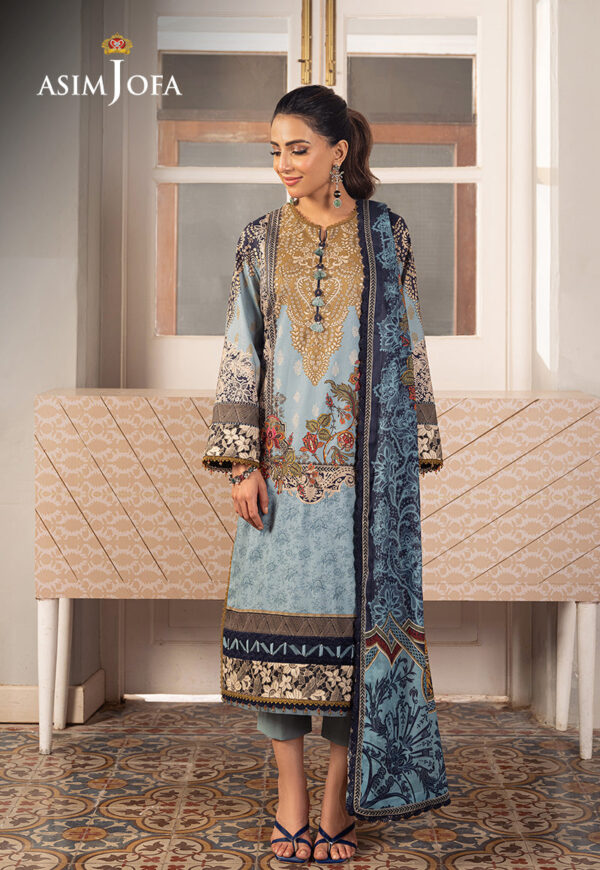 Asim Jofa Ajarp-27 Printed Lawn Stitched
