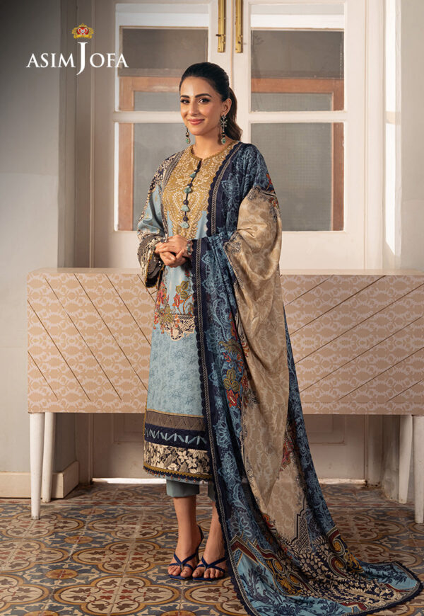 Asim Jofa Ajarp-27 Printed Lawn Stitched