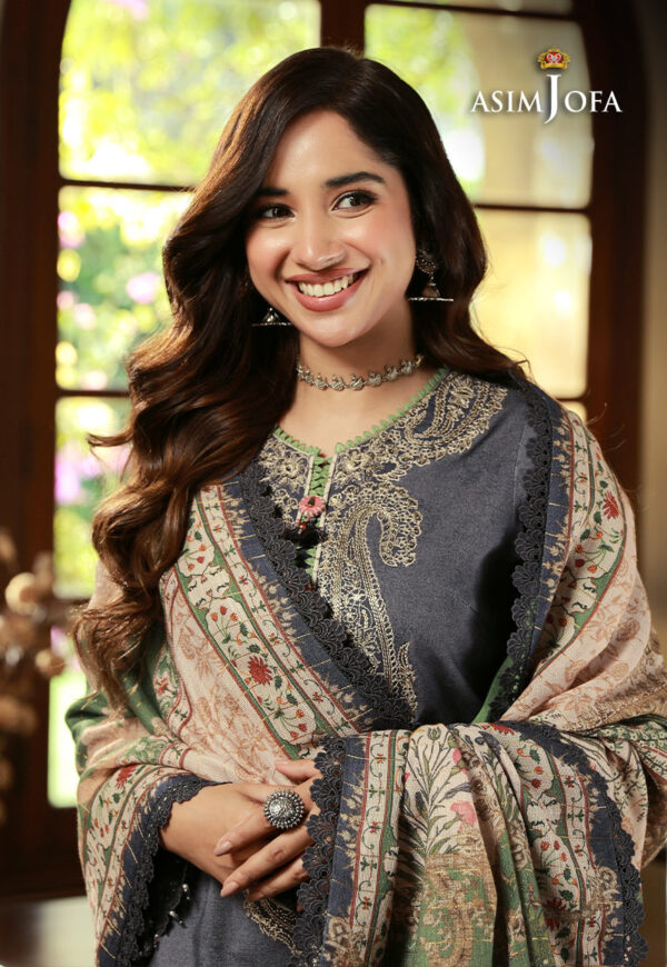 Asim Jofa Ajaw-06 Embroidered Karandi