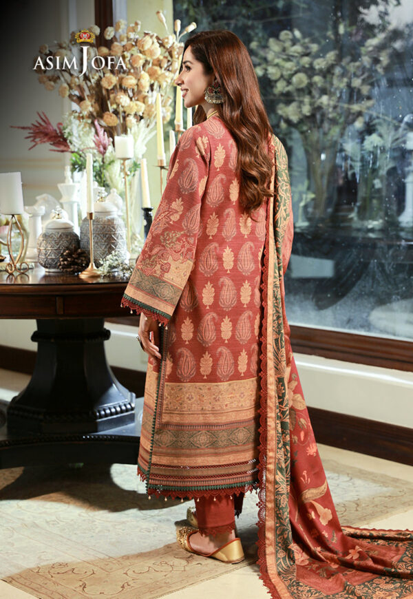 Asim Jofa Ajawp-05 Embroidered Karandi Stitched