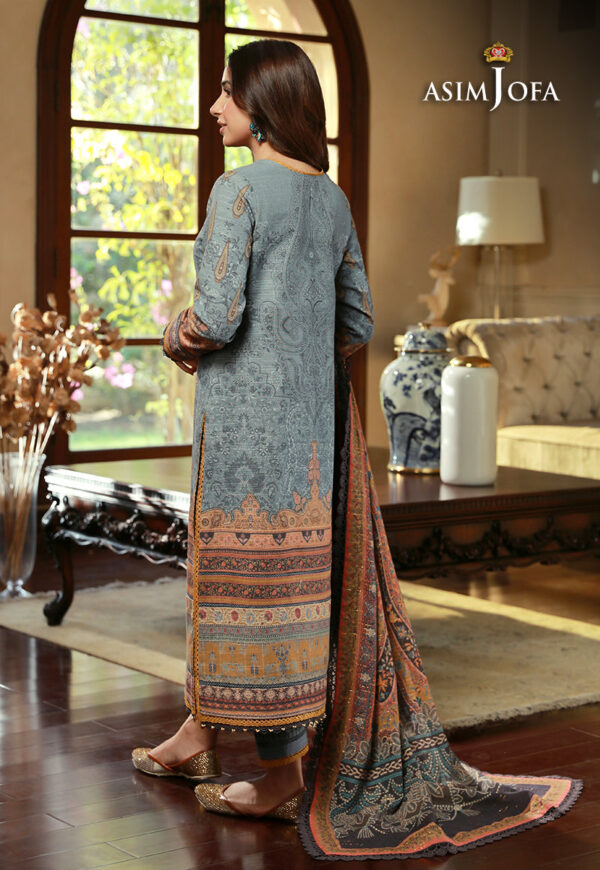 Asim Jofa Ajawp-10 Printed Khaddar Stitched