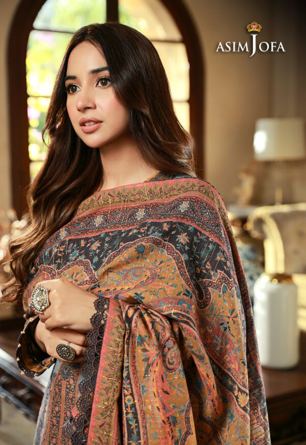 Asim Jofa Ajawp-10 Printed Khaddar Stitched