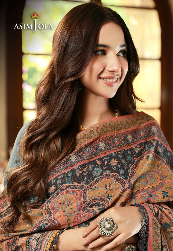 Asim Jofa Ajawp-10 Printed Khaddar Stitched