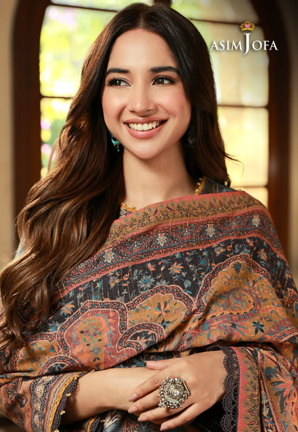 Asim Jofa Ajawp-10 Printed Khaddar Stitched