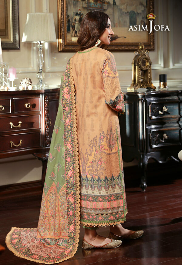 Asim Jofa Ajawp-12 Printed Karandi Stitched