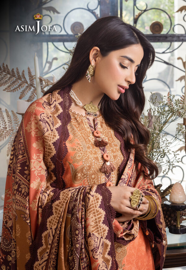 Asim Jofa Ajiw-09 Printed Khaddar