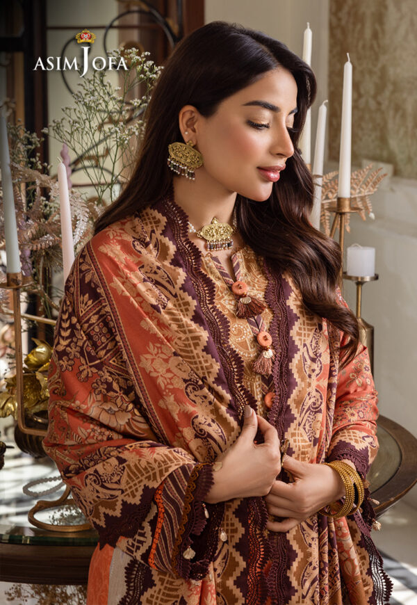 Asim Jofa Ajiw-09 Printed Khaddar