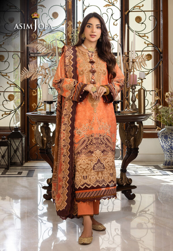 Asim Jofa Ajiw-09 Printed Khaddar