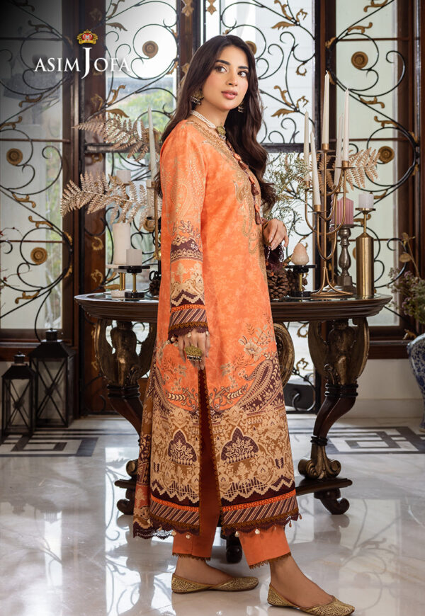 Asim Jofa Ajiw-09 Printed Khaddar