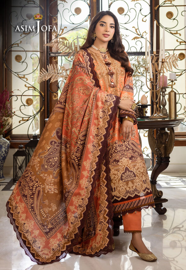 Asim Jofa Ajiw-09 Printed Khaddar