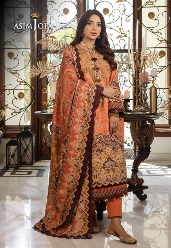 Asim Jofa Ajiw-09 Printed Khaddar
