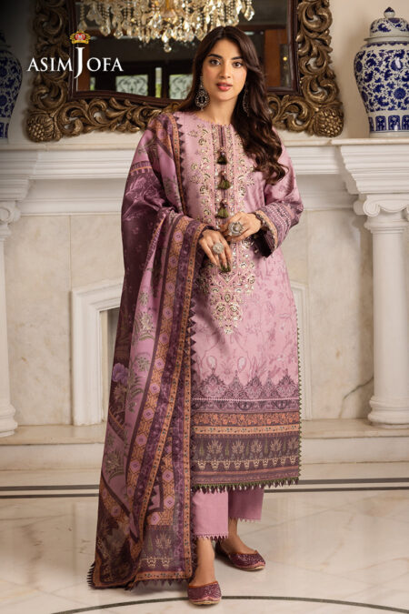 Asim Jofa Ajiwp-03 Printed Karandi Stitched
