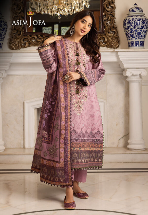 Asim Jofa Ajiwp-03 Printed Karandi Stitched